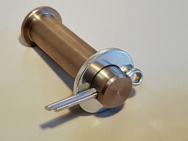 Achse mit Splintloch für Seilrolle EK3