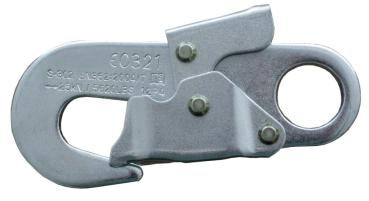 Verbindungsmittel BFD-27 mit Bandfalldämpfer und Einhand-Karabinerhaken