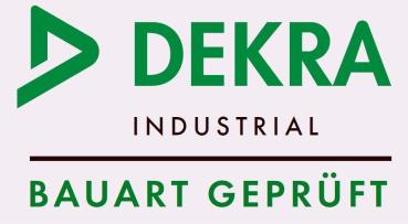 BG Bau Zulassung Dekra geprüft
