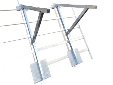 Dachständer D1200 Aluminium 1200 mm Auflagentiefe