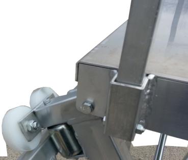 Ziegelverteiler 1REIHIG Rollenpaare Kranmeister