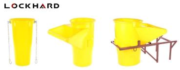 Schuttrutschen Set - komplett mit Einfülltrichter und Rahmen