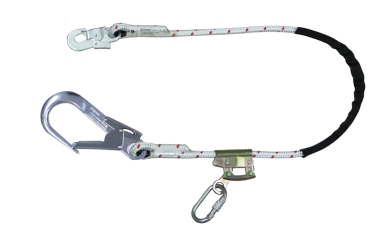 Anschlagmittel FS90 zur Arbeitspositionierung, Länge einstellbar, Alu-Rohrkarabinerhaken