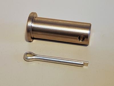 Achse mit Splintloch für Seilrolle EK3