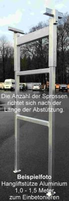 Abstützung für Hanglift Größe S: 500 mm bis 1000 mm