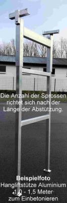 Abstützung für Hanglift Größe S: 500 mm bis 1000 mm
