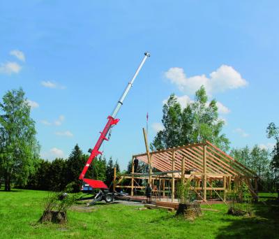 Anhängerkran Paus im Einsatz