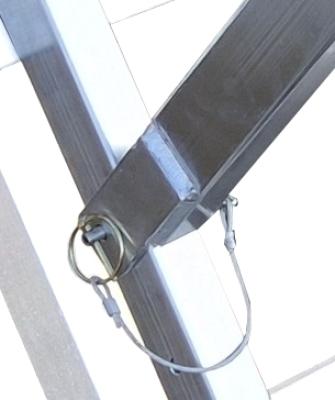 Dachständer D1200 Aluminium Arretierung Kranmeister