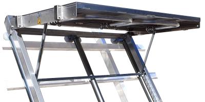 Ziegelverteiler Lattenwagen Aluminium Kranmeister