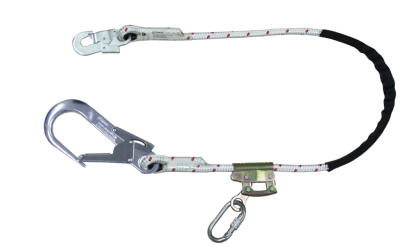 Anschlagmittel FS90 zur Arbeitspositionierung, Länge einstellbar, Alu-Rohrkarabinerhaken